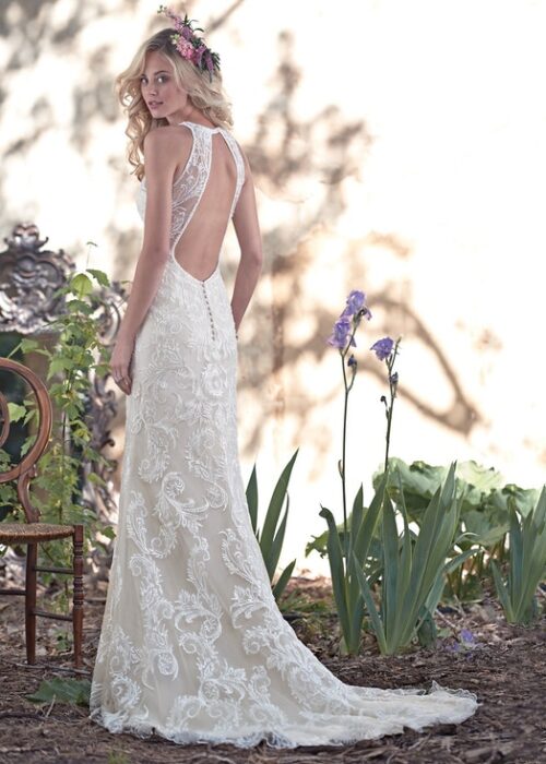 Maggie Sottero Wedding Dress Blaise 6MT258 back